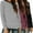 Stripe Black+black+maroon, variant on Zeagoo Long Sleeve T Shirt Women Casual Fall Crewneck Basic Shirts Loose Fit Solid Tops