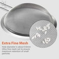 thumbnail image 6 of Gustave Set of 3 Stainless Steel Fine Mesh Strainers, Colander Sieve Sifters with Long Handle for Kitchen Food, Tea, Coffee, Powder Fry, Juice, Vegetable Etc, 6 of 11