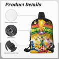 thumbnail image 5 of Power Rangers Crossbody Backpack Sling Bag for Men Women One Shoulder Chest Bags Gym Sport Travel Hiking Daypack, 5 of 8