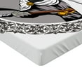thumbnail image 2 of Ambesonne Medieval Fitted Sheet, Knight Heroic Armour, Full Size, Multicolor, 2 of 3