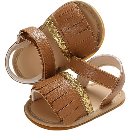 Baby Girl Sandals Summer Crib Shoes Bowknot Soft Sole Infant Girls Princess Dress Flats First Walker Shoes