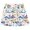 7White, variant on Krdevn Boys Swim Trunks Tropical Sunset Palm Tree Print Bathing Suit Board Shorts with Drawstring Size:3-4 Years