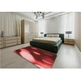 thumbnail image 5 of Ahgly Company Machine Washable Indoor Square Transitional Red Area Rugs, 3' Square, 5 of 7