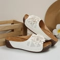 thumbnail image 6 of VoxSoles Women’s Orthopedic Style Wedge Sandals with Arch Support Anti-Slip Breathable Slip On Flip Flops Dressy Summer Comfy Platform Beach Travel Lightweight, 6 of 9