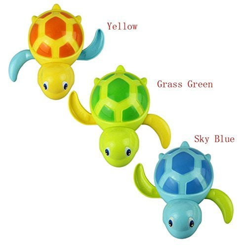 Cute Wind-up Swimming Turtle Fun Tortoise Pool Toys For Baby Kids Bath Bathtub 