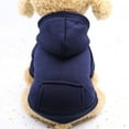 thumbnail image 2 of Jacenvly Pet Health And Wellness Products Puppy Sweater Dog Clothes And Winter Pet Clothes Navy, 2 of 6