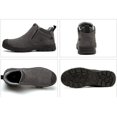 thumbnail image 2 of Slip-on Welding Safety Shoes - Non-slip Rubber Sole - Abrasion Resistant Anti-scald Work Shoes for Welders - Grey - 41EU., 2 of 5