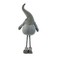 thumbnail image 4 of Northlight Chubby Adjustable Height Smirking Gnome - 42" - Gray and White, 4 of 6