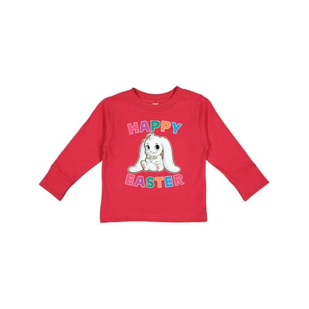 

Inktastic Happy Easter Adorable Bunny Gift Toddler Boy or Toddler Girl Long Sleeve T-Shirt