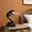 Black, variant on LED Snake Lamp with Cobra Sculpture, 9.37 in Silver Table Lamp for Bedroom Decor