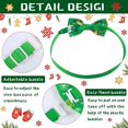 thumbnail image 2 of Ensemble de 32 Pcs de Cravates de Noël pour Animaux de Compagnie Comprenant 16 Cravates pour Chien et 16 Nœuds Papillon pour Chien avec Collier Ajustable Accessoires de Toilettage de Noël pour Chiens Chats Décoration de Noël - -, 2 of 7
