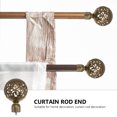 thumbnail image 4 of 2pcs Stylish Curtain Rod Ends Curtain Rod Head Caps Curtain Accessories, 4 of 9