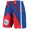 thumbnail image 2 of Men's Mitchell & Ness Red Philadelphia 76ers Hardwood Classics 1996 Hyper Hoops Swingman Shorts, 2 of 4