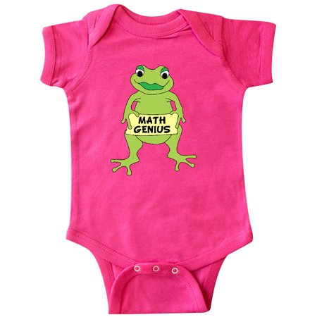 

Inktastic Math Genius Frog Gift Baby Boy or Baby Girl Bodysuit