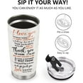 thumbnail image 4 of Sister Gifts From Sisters Coffee Tumbler Mug, Gift for Friend Women Sister for Birthday Christmas Valentines 20oz Stainless Steel Slider Lid Insulated Car Home Office Funny Travel Cup, 4 of 6