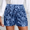 thumbnail image 2 of MEZZALL Women Sequin Party Shorts For Festive Club Shorts With Shine For Clubwear And Events Boho Solid Color Summer Daily Casual Bottoms, 2 of 6