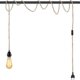 thumbnail image 3 of 2-pack Hanging Lamps with Switch, Hemp Rope with 4.5 m Cable, E27 Socket for Hall, Kitchen, Dining Table, Bar (without Bulb), 3 of 4