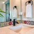 thumbnail image 3 of Mi Alma Vinyl Backsplash Decor - Multicolor Spanish Mexican Peel & Stick Tiles 6x6, 3 of 11