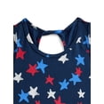 thumbnail image 2 of Fourth of July Girls Patriotic Americana Graphic Tank Top from Way To Celebrate, Sizes 4-18, 2 of 3