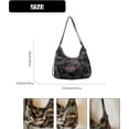 thumbnail image 6 of Sunyuer Camouflage Hobo Tote Bag for Women, Large Capacity Canvas Shoulder Bag, Adjustable Strap Multi‑Pocket Casual Crossbody Hobo Purse for Daily Travel Work, 6 of 8