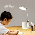 thumbnail image 4 of yeacher 2023 Multifunctional Astronaut Desk Lamp with Projection, Study Light, Eye Protection, and Pen Holder in White - D6 Projection Lamp for Students, 4 of 6
