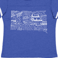 thumbnail image 4 of Inktastic South Dakota State word salad Boys or Girls Toddler T-Shirt, 4 of 5