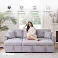 thumbnail image 2 of Sofá CAMA CON ALMACENAMIENTO GRIS claro Easy Living, 2 of 7