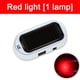 thumbnail image 1 of Bicicleta Lámpara de flash de advertencia antirrobo con luz de alarma LED para coche alimentada por USB solar (rojo), 1 of 3