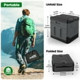 thumbnail image 2 of RV Toilet, Portable Folding Toilet with Leakproof trash bags | Extra Large for Travel with Comfort and Convenience | Perfect for Camping, Hiking, Car Travel, and Outdoor Adventures,Black, 2 of 9
