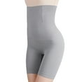 thumbnail image 3 of Homgro Women's Thigh Slimmer Shapewear Plus Size Shorts High Waisted Body Shaper Hip Lifter Tummy Control Grey 4X-Large, 3 of 5