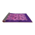thumbnail image 2 of Ahgly Company Indoor Square Oriental Pink Industrial Area Rugs, 3' Square, 2 of 4