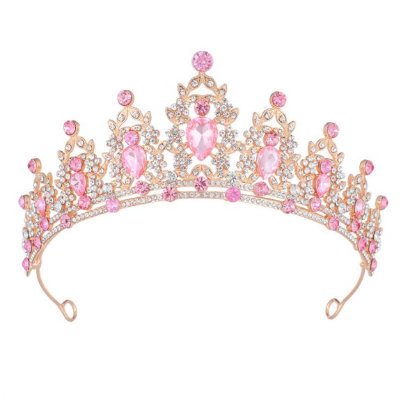 Elegant Rhinestones Crystal Crowns Headpiece For Bridal Wedding Prom Party Crownpiece Hair Styling Accessories