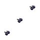 thumbnail image 4 of Guardurnaity Pendientes Acrílico en forma de C Plata Ear Stud Universal Transparente Aro Mujer Moda Pendiente Banquete Accesorios Azul Type1 NO1, 4 of 6