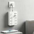 thumbnail image 1 of shyuyusa Portable Multi-hole Power Conversion Plug, Wide Compatibility Design, Compact Lightweight Structure, Multifunctional Charging Socket for Daily Household and Outdoor Use, 1 of 1