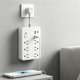 thumbnail image 1 of Regleta de pared con múltiples tomas de corriente, puertos USB y USB-C | 6 tomas de corriente alterna, 2 USB y 2 USB-C | Diseño compacto con enchufe plano para el hogar, viajes y oficina, 1 of 6