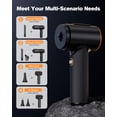 thumbnail image 4 of REHOTTOP Portable Car Vacuum, Handheld Vacuum Cleaner with Brushless Motor, Car Handheld Vacuum for Home, Car, Office, 4 of 9