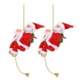 thumbnail image 7 of Dserfhy Climbing Santa with Music Animated Electric Climbing Santa Claus on Rope Novelty Christmas Tree Ornament for Holiday Fireplace Home Decor, 7 of 7