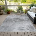 thumbnail image 5 of Addison Rugs Chantille Indoor/Outdoor Transitional Modern Silver Washable Rectangle Rug, 9' x 12', 5 of 5