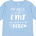 thumbnail image 4 of Inktastic My Uncle is an EMT and a Hero Boys or Girls Long Sleeve Toddler T-Shirt, 4 of 5