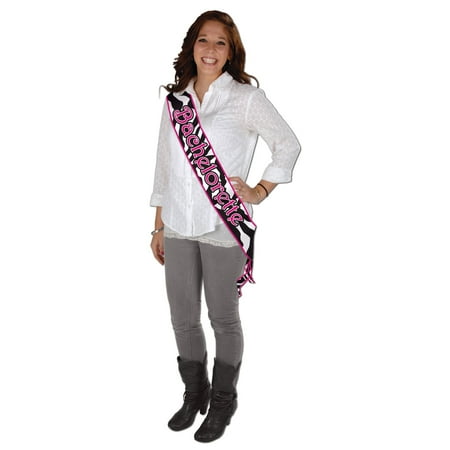 Beistle - Bachelorette Satin Sash - 33" x 4" - Pack of 6