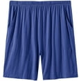 thumbnail image 1 of MoFiz Men's Modal Pajama Shorts Lounge Homewear Royal Blue M, 1 of 6
