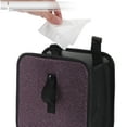 thumbnail image 5 of Unique Bargains Car Trash Can Hanging Front Rear Seats Rhinestone Trash Bin Pink Black 1 Pcs, 5 of 6