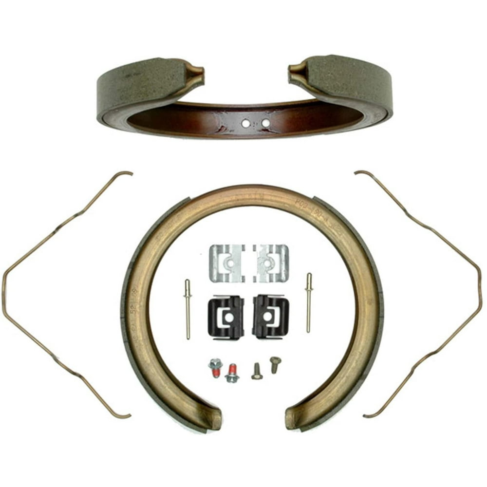 ACDelco Professional Bonded Rear Drum InHat Parking Brake Shoe Set