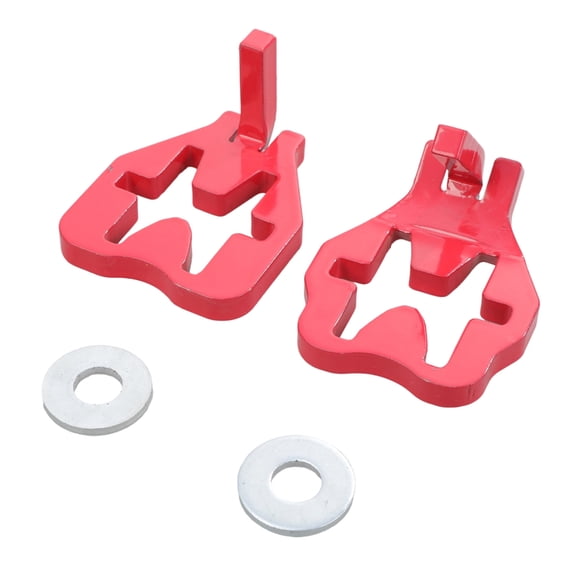 T Post Gate Hinges Set 2Pieces Heavy Gauge Steel Hinges Accessory with 5/8Inch Metal Posts for Agricultural Use