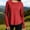 Red, variant on Kctiaxy Women's Sun Shirts UPF 50  Sun Protection Long Sleeve Golf Shirt Casual Solid Color Round Neck Light Drying Workout Tops