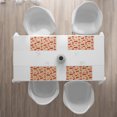 thumbnail image 3 of Ambesonne Polka Dots Place Mats Set of 4, Cartoon Mushrooms, Standard Size, Ivory Red Tan, 3 of 4