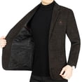 thumbnail image 3 of Men's Thickened Woolen Overcoat Winter Jacket, 3 of 4