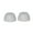 Sterling Silver, variant on American Standard Color Replacement Plastic Toilet Bolt Caps - Set of 2 - Bone