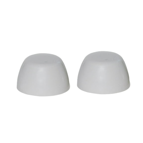 Gerber Color Replacement Plastic Toilet Bolt Caps - Set of 2 - Silverado