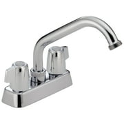 Peerless P299232 Two Handle Laundry Faucet, Chrome, Each